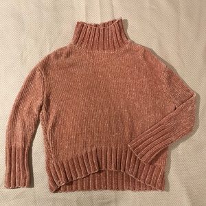 Light Pink Cynthia Rowley Turtleneck Sweater